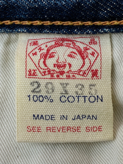 【ジャンク品】【メンズ】 EVISU エヴィス 2001 DENIM PANT デニムパンツ メンズ ボトムス ジーパン ジーンズ 156-261016-em-07-min サイズ：29×35 カラー：ブルーインディゴ 万代Net店