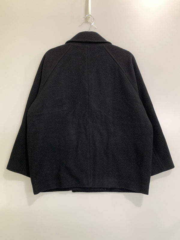【中古品】【レディース】 JOURNAL STANDARD RELUME ジャーナルスタンダードレリューム 尾州ウール ショートPコート 22-020-462-5080 アウター コート 169-261023-hu-03-min サイズ：36 カラー：ブラック 万代Net店