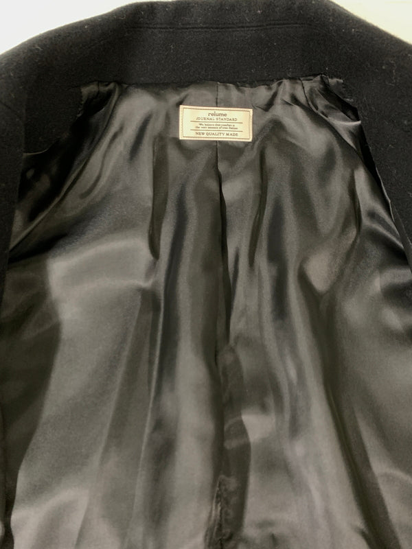【中古品】【レディース】 JOURNAL STANDARD RELUME ジャーナルスタンダードレリューム 尾州ウール ショートPコート 22-020-462-5080 アウター コート 169-261023-hu-03-min サイズ：36 カラー：ブラック 万代Net店