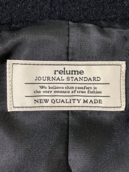 【中古品】【レディース】 JOURNAL STANDARD RELUME ジャーナルスタンダードレリューム 尾州ウール ショートPコート 22-020-462-5080 アウター コート 169-261023-hu-03-min サイズ：36 カラー：ブラック 万代Net店