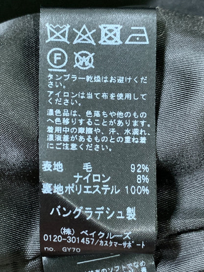 【中古品】【レディース】 JOURNAL STANDARD RELUME ジャーナルスタンダードレリューム 尾州ウール ショートPコート 22-020-462-5080 アウター コート 169-261023-hu-03-min サイズ：36 カラー：ブラック 万代Net店