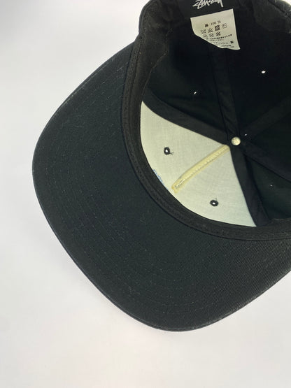【中古品】【メンズ】 STUSSY ステューシー SS LINK SNAP BACK CAP エスエス リンク スナップ バック キャップ 帽子 185-261011-hu-33-min サイズ：FREE カラー：ブラック 万代Net店