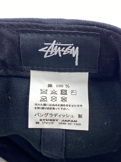 【中古品】【メンズ】 STUSSY ステューシー SS LINK SNAP BACK CAP エスエス リンク スナップ バック キャップ 帽子 185-261011-hu-33-min サイズ：FREE カラー：ブラック 万代Net店