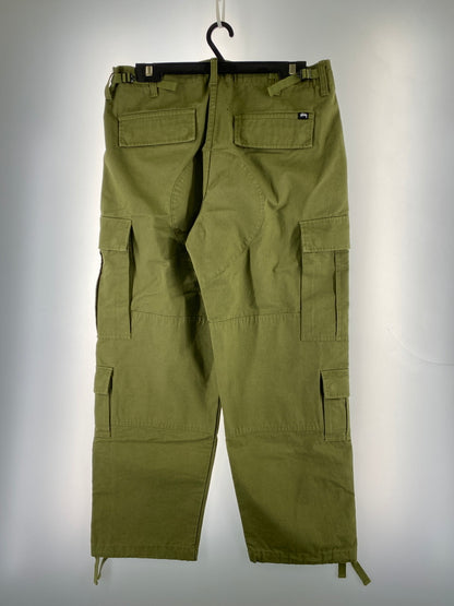 【中古品】【メンズ】 STUSSY ステューシー RIPSTOP SURPLUS CARGO PANTS リップストップ サープラス カーゴパンツ 116586 メンズ ボトムス 153-261014-KS-06-min サイズ：32 カラー：グリーン系 万代Net店