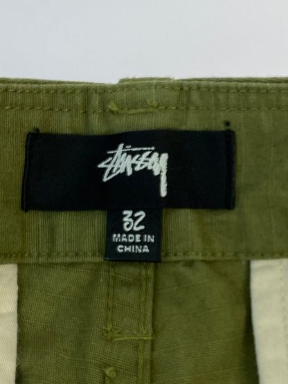 【中古品】【メンズ】 STUSSY ステューシー RIPSTOP SURPLUS CARGO PANTS リップストップ サープラス カーゴパンツ 116586 メンズ ボトムス 153-261014-KS-06-min サイズ：32 カラー：グリーン系 万代Net店