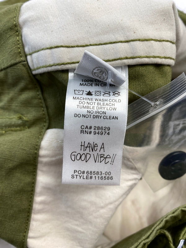 【中古品】【メンズ】 STUSSY ステューシー RIPSTOP SURPLUS CARGO PANTS リップストップ サープラス カーゴパンツ 116586 メンズ ボトムス 153-261014-KS-06-min サイズ：32 カラー：グリーン系 万代Net店