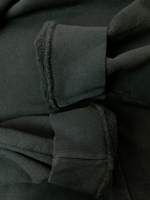【中古品】【メンズ】 STUSSY × OUR LEGACY WORK SHOP ステューシー アワーレガシー ワークショップ 3923786 SURFMAN PIGMENT DYED HOODIE サーフマン ピグメントダイ フーディー パーカー トップス 142-261010-ta-22-min サイズ：XL カラー：ブラック 万代Net店