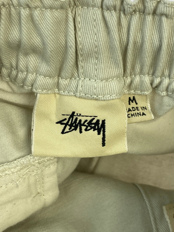 【中古品】【メンズ】 STUSSY ステューシー BRUSHED BEACH PANT ブラッシュド ビーチパンツ 116423 メンズ ボトムス 153-261014-KS-05-min サイズ：M カラー：ホワイト 万代Net店