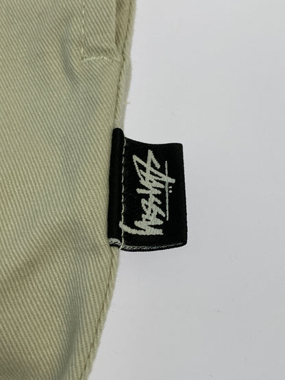 【中古品】【メンズ】 STUSSY ステューシー BRUSHED BEACH PANT ブラッシュド ビーチパンツ 116423 メンズ ボトムス 153-261014-KS-05-min サイズ：M カラー：ホワイト 万代Net店