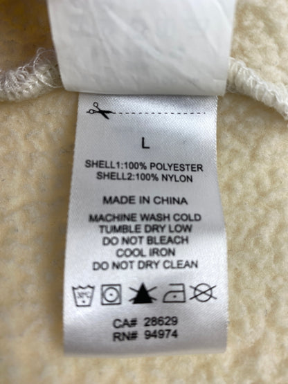 【中古品】【メンズ】 STUSSY ステューシー NYLON MOCK NECK FREECE JACKET 118349 モックネック フリースジャケット アウター 142-261013-yn-20-min サイズ：L カラー：アイボリー 万代Net店
