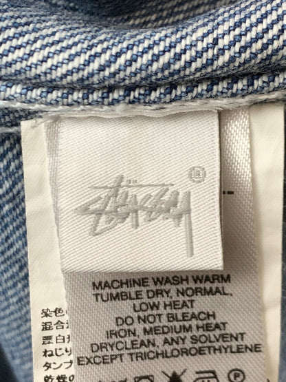 【中古品】【メンズ】 STUSSY ステューシー 115570 DENIM CHORE JACKET デニムチョアジャケット ワークジャケット デニムジャケット 142-261010-ta-23-min サイズ：L カラー：ブルー系 万代Net店