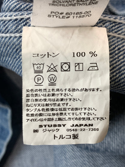 【中古品】【メンズ】 STUSSY ステューシー 115570 DENIM CHORE JACKET デニムチョアジャケット ワークジャケット デニムジャケット 142-261010-ta-23-min サイズ：L カラー：ブルー系 万代Net店
