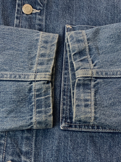 【中古品】【メンズ】 STUSSY ステューシー 115570 DENIM CHORE JACKET デニムチョアジャケット ワークジャケット デニムジャケット 142-261010-ta-23-min サイズ：L カラー：ブルー系 万代Net店