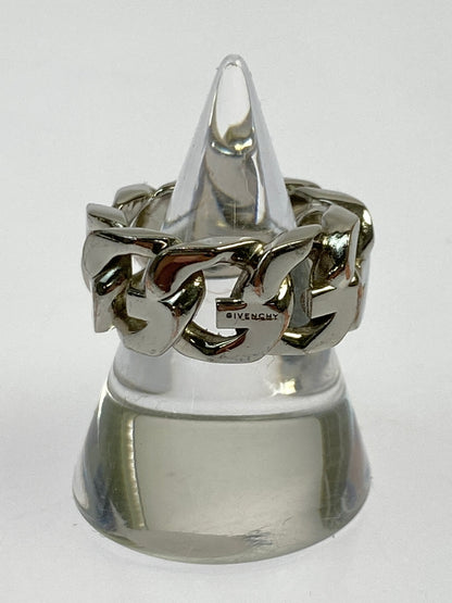 【中古品】【メンズ】 GIVENCHY ジバンシィ G CHAIN RING ジー チェーン リング BF30CKF003 アクセサリー 小物 指輪 182-261011-hu-22-min カラー：シルバー 10号 万代Net店