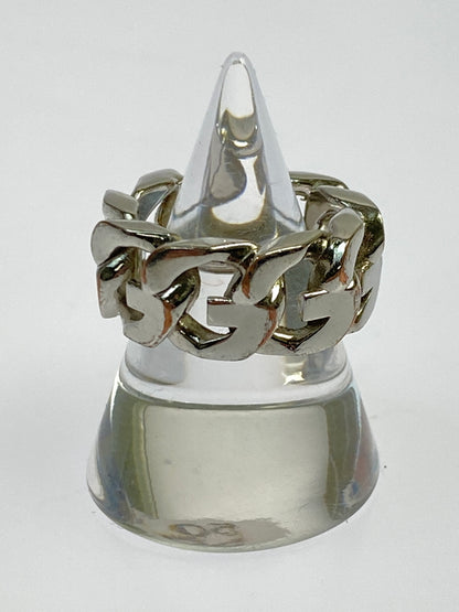 【中古品】【メンズ】 GIVENCHY ジバンシィ G CHAIN RING ジー チェーン リング BF30CKF003 アクセサリー 小物 指輪 182-261011-hu-22-min カラー：シルバー 10号 万代Net店