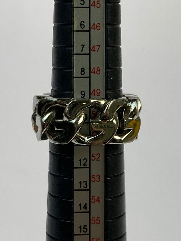 【中古品】【メンズ】 GIVENCHY ジバンシィ G CHAIN RING ジー チェーン リング BF30CKF003 アクセサリー 小物 指輪 182-261011-hu-22-min カラー：シルバー 10号 万代Net店