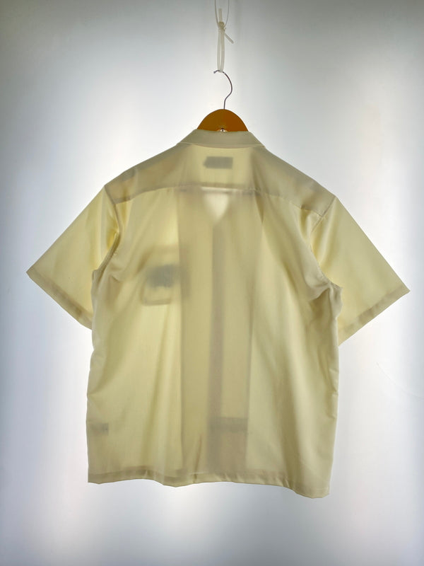 【中古品】【メンズ】 BUDSPOOL バッズプール CLASSIC LOGO SS OPEN COLLAR SHIRT クラシック ロゴ エスエス オープンカラーシャツ メンズ トップス 半袖シャツ 142-261014-KS-09-min サイズ：M カラー：ホワイト系 万代Net店