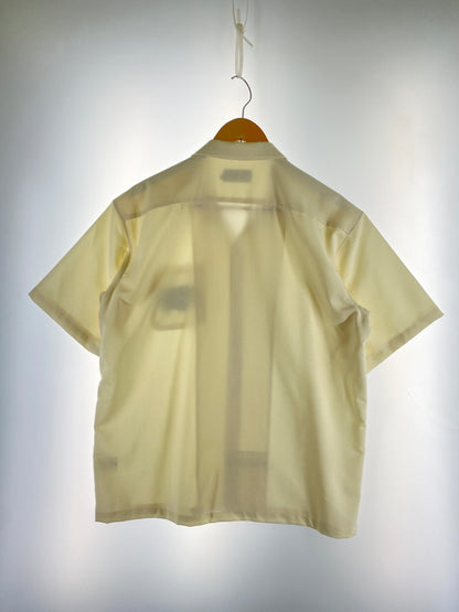 【中古品】【メンズ】 BUDSPOOL バッズプール CLASSIC LOGO SS OPEN COLLAR SHIRT クラシック ロゴ エスエス オープンカラーシャツ メンズ トップス 半袖シャツ 142-261014-KS-09-min サイズ：M カラー：ホワイト系 万代Net店