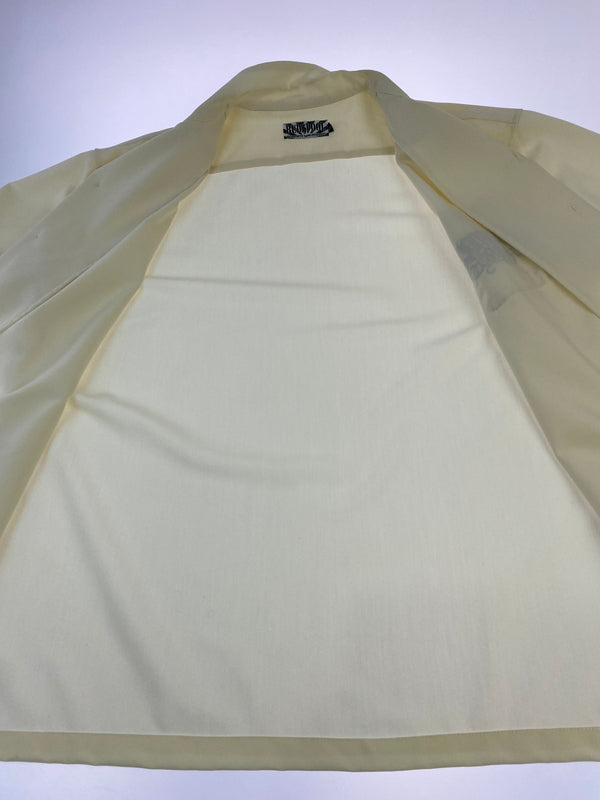 【中古品】【メンズ】 BUDSPOOL バッズプール CLASSIC LOGO SS OPEN COLLAR SHIRT クラシック ロゴ エスエス オープンカラーシャツ メンズ トップス 半袖シャツ 142-261014-KS-09-min サイズ：M カラー：ホワイト系 万代Net店