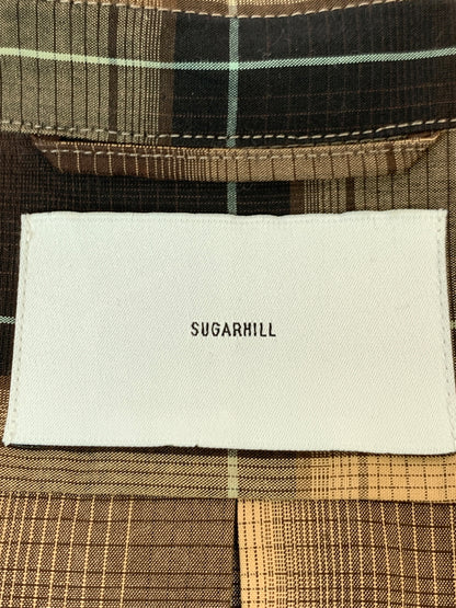 【中古品】【メンズ】 SUGARHILL シュガーヒル 24AW OMBRE PLAID OPEN COLLAR BLOUSE オンブレ プレイド オープンカラー ブラウス メンズ 長袖シャツ トップス 140-261016-em-57-min サイズ：2 カラー：ブラウン系 万代Net店