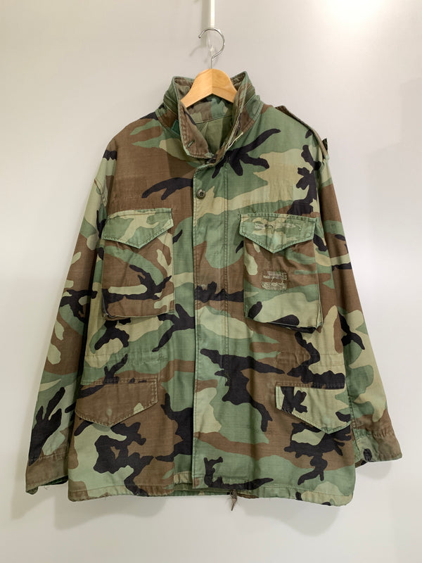 【現状渡し品】【メンズ】 U.S.ARMY ユーエスアーミー 90S M-65 FIELD JACKET 8415-01-099-7835 90年代 M-65 フィールド ジャケット ミリタリー アメリカ軍 戦闘服 カモフラ 146-261008-em-34-min サイズ：MEDIUM REGULAR カラー：迷彩柄 万代Net店