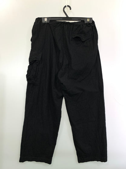 【中古品】【メンズ】 BLURHMS ブラームス BHS26S020 SILK COTTON NEP SIDE SEAMLESS 4P PANTS シルクコットンネップ サイドシームレス イージーパンツ 151-261010-ta-25-min サイズ：2 カラー：ブラック 万代Net店
