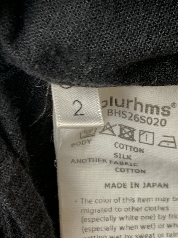 【中古品】【メンズ】 BLURHMS ブラームス BHS26S020 SILK COTTON NEP SIDE SEAMLESS 4P PANTS シルクコットンネップ サイドシームレス イージーパンツ 151-261010-ta-25-min サイズ：2 カラー：ブラック 万代Net店