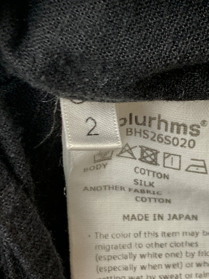 【中古品】【メンズ】 BLURHMS ブラームス BHS26S020 SILK COTTON NEP SIDE SEAMLESS 4P PANTS シルクコットンネップ サイドシームレス イージーパンツ 151-261010-ta-25-min サイズ：2 カラー：ブラック 万代Net店