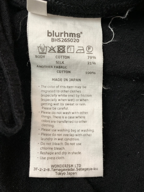 【中古品】【メンズ】 BLURHMS ブラームス BHS26S020 SILK COTTON NEP SIDE SEAMLESS 4P PANTS シルクコットンネップ サイドシームレス イージーパンツ 151-261010-ta-25-min サイズ：2 カラー：ブラック 万代Net店