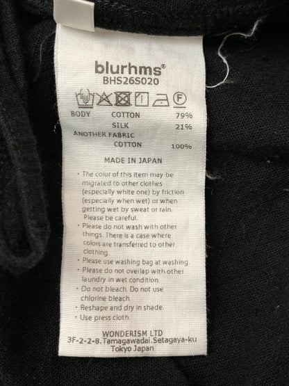 【中古品】【メンズ】 BLURHMS ブラームス BHS26S020 SILK COTTON NEP SIDE SEAMLESS 4P PANTS シルクコットンネップ サイドシームレス イージーパンツ 151-261010-ta-25-min サイズ：2 カラー：ブラック 万代Net店