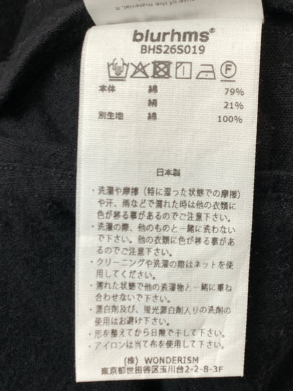 【中古品】【メンズ】 BLURHMS ブラームス BHS26S019 SILK COTTON NEP CARDIGAN JACKET シルクコットンネップ カーディガンジャケット テーラードジャケット 140-261010-ta-10-min サイズ：２ カラー：ブラック 万代Net店