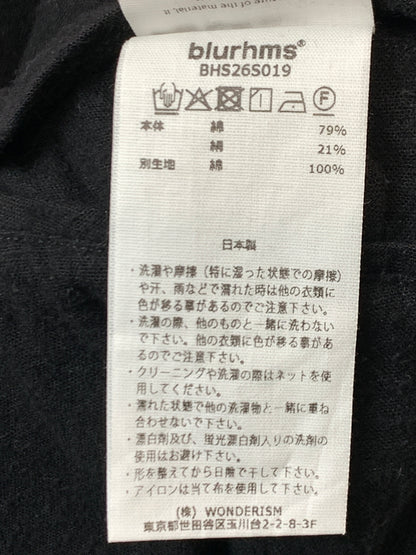 【中古品】【メンズ】 BLURHMS ブラームス BHS26S019 SILK COTTON NEP CARDIGAN JACKET シルクコットンネップ カーディガンジャケット テーラードジャケット 140-261010-ta-10-min サイズ：２ カラー：ブラック 万代Net店