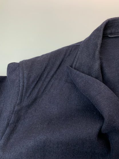 【中古品】【メンズ】 COMOLI コモリ 15AW WOOL-LINEN DOUBL TAILORED JACKET ウールリネンダブルテーラードジャケット アウター 140-261010-ta-17-min サイズ：2 カラー：ネイビー 万代Net店