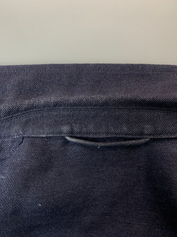 【中古品】【メンズ】 COMOLI コモリ 15AW WOOL-LINEN DOUBL TAILORED JACKET ウールリネンダブルテーラードジャケット アウター 140-261010-ta-17-min サイズ：2 カラー：ネイビー 万代Net店