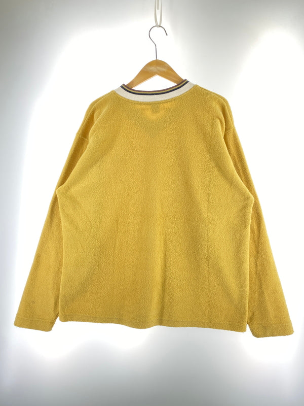 【現状渡し品】【メンズ】 OLD STUSSY オールドステューシー 90's PILE FABRIC V NECK SWEATER パイル ファブリック Ｖネック セーター トップス 142-261013-yn-18-min サイズ：M カラー：マスタード 万代Net店