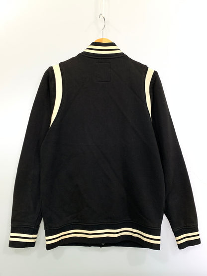 【中古品】【メンズ】 STUSSY ステューシー SWEAT STADIUM JACKET スウェットスタジアムジャケット スタジャン 142-261010-ta-34-min サイズ：M カラー：ブラック 万代Net店