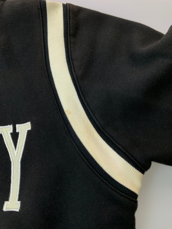 【中古品】【メンズ】 STUSSY ステューシー SWEAT STADIUM JACKET スウェットスタジアムジャケット スタジャン 142-261010-ta-34-min サイズ：M カラー：ブラック 万代Net店