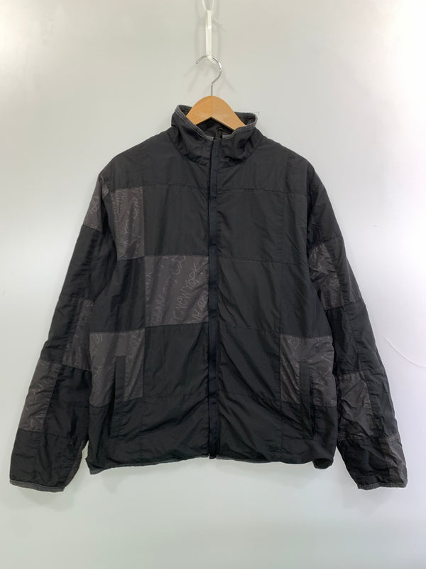 【現状渡し品】【メンズ】 STUSSY ステューシー PATCHWORK NYLON JACKET パッチワークナイロンジャケット アウター ブルゾン 142-261010-ta-33-min サイズ：サイズ不明 下記参照 カラー：ブラック 万代Net店