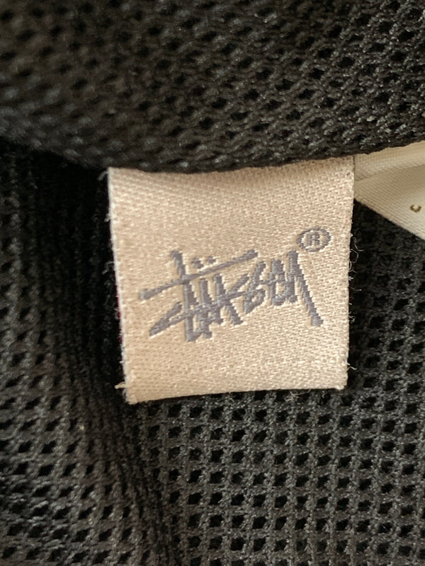 【現状渡し品】【メンズ】 STUSSY ステューシー PATCHWORK NYLON JACKET パッチワークナイロンジャケット アウター ブルゾン 142-261010-ta-33-min サイズ：サイズ不明 下記参照 カラー：ブラック 万代Net店