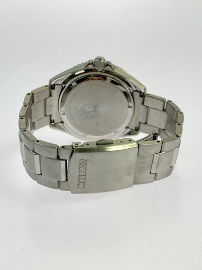 【中古品】【メンズ】 CITIZEN シチズン ECO-DRIVE DIVER WATCH エコ ドライブ ダイバー ウォッチ 8637-S068339 腕時計 ウォッチ 197-261011-hu-24-min カラー：シルバー/ブラック 万代Net店