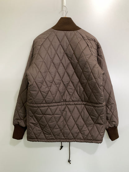 【中古品】【メンズ】 SKULL FLIGHT スカル フライト QUILTING JACKET キルティング ジャケット バイカーズ ウエア ジャンパー ブルゾン 145-261008-em-21-min サイズ：42 カラー：ブラウン 万代Net店