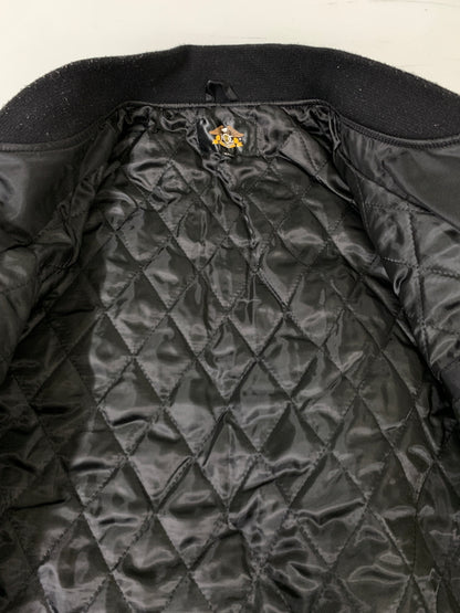 【中古品】【メンズ】 HARLEY DAVIDSON HOG ハーレーダビッドソン MA-1 エムエーワン メンズ フルジップ ジャンパー ブルゾン フライトジャケット 145-261008-em-22-min サイズ：XL カラー：ブラック 万代Net店