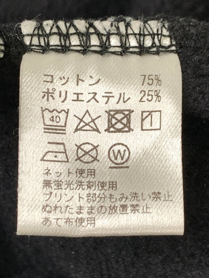 【中古品】【メンズ】 SAPEUR サプール LOGO SWEATSHIRT ロゴ スウェットシャツ メンズ トップス 長袖 トレーナー 142-261008-em-36-min サイズ：XL カラー：ブラック 万代Net店