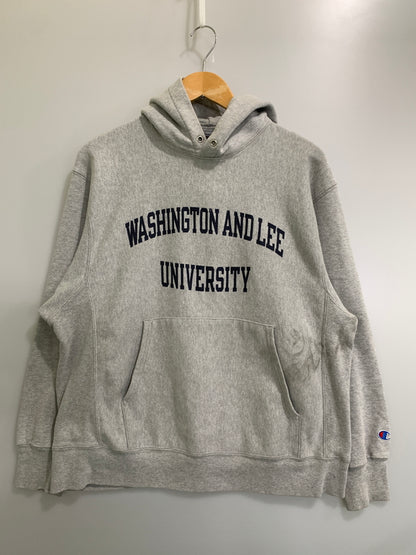 【現状渡し品】【メンズ】 CHAMPION チャンピオン 00'S REVERSE WEAVE HOODIE 00年代 リバースウィーブ フーディ メンズ スウェット パーカー トップス ヴィンテージ 146-261008-em-24-min サイズ：M カラー：グレー 万代Net店