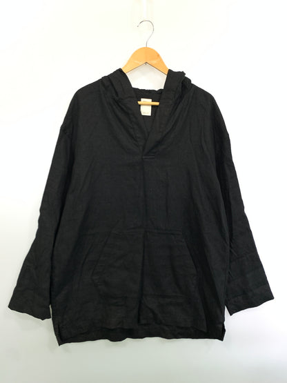【中古品】【メンズ】 RON HERMAN ロンハーマン 3520700137 S LINEN OX MEXICAN PARKER リネンオックス メキシカンパーカ フーディ 141-261010-ta-21-min サイズ：L カラー：ブラック 万代Net店