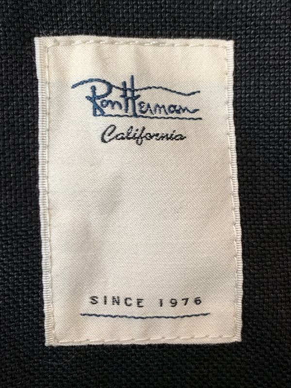 【中古品】【メンズ】 RON HERMAN ロンハーマン 3520700137 S LINEN OX MEXICAN PARKER リネンオックス メキシカンパーカ フーディ 141-261010-ta-21-min サイズ：L カラー：ブラック 万代Net店