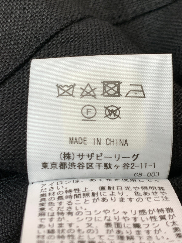 【中古品】【メンズ】 RON HERMAN ロンハーマン 3520700137 S LINEN OX MEXICAN PARKER リネンオックス メキシカンパーカ フーディ 141-261010-ta-21-min サイズ：L カラー：ブラック 万代Net店