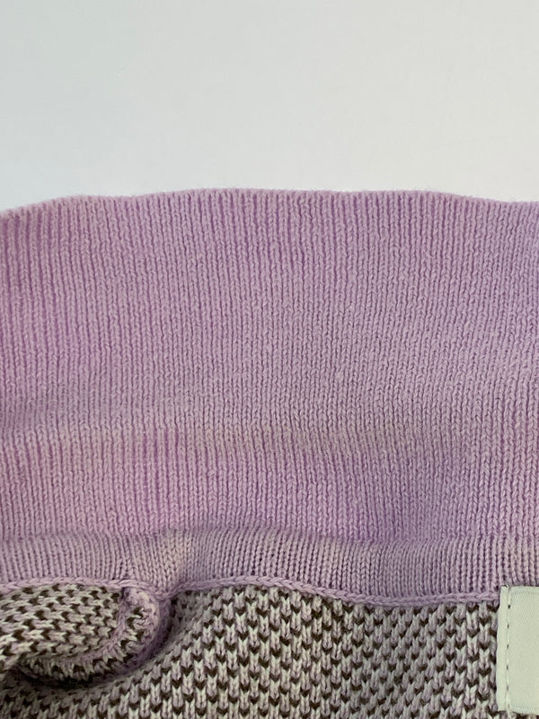 【中古品】【メンズ】 TTT_MSW ティー モダン ストリートウェア FLOWER JACQUARD KNIT フラワー ジャガードニット TTT-2022SS-KT02 メンズ トップス 142-261014-KS-10-min サイズ：M カラー：パープル系 万代Net店