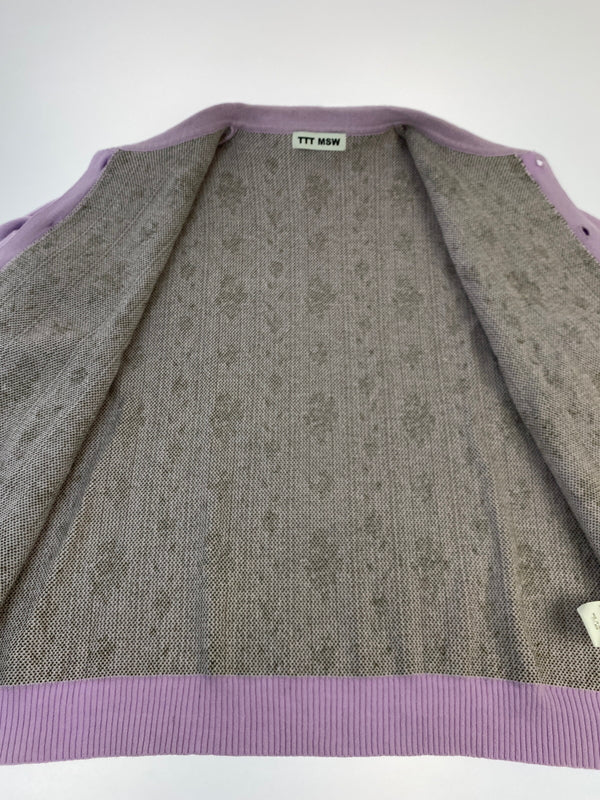 【中古品】【メンズ】 TTT_MSW ティー モダン ストリートウェア FLOWER JACQUARD KNIT フラワー ジャガードニット TTT-2022SS-KT02 メンズ トップス 142-261014-KS-10-min サイズ：M カラー：パープル系 万代Net店