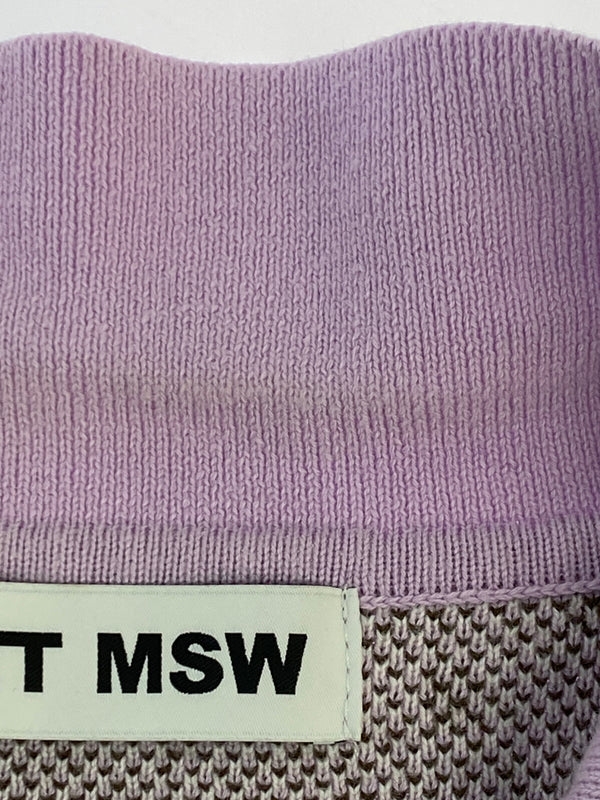 【中古品】【メンズ】 TTT_MSW ティー モダン ストリートウェア FLOWER JACQUARD KNIT フラワー ジャガードニット TTT-2022SS-KT02 メンズ トップス 142-261014-KS-10-min サイズ：M カラー：パープル系 万代Net店
